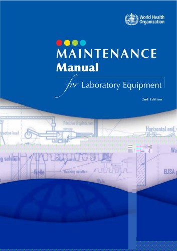 Maintenance Manual for Laboratory Equipment 2ed