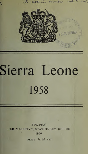 Sierra Leone 1958.