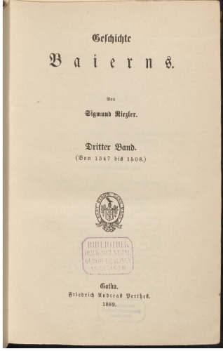 Geschichte Baierns / 1348-1508