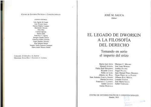 El legado de Dworkin a la filosofia del derecho