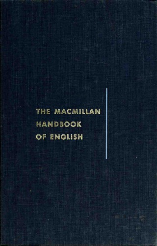 Workbook for the Macmillan handbook of English
