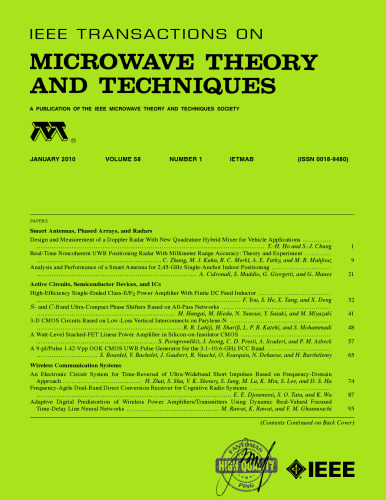 IEEE MTT-V058-I01 (2010-01)