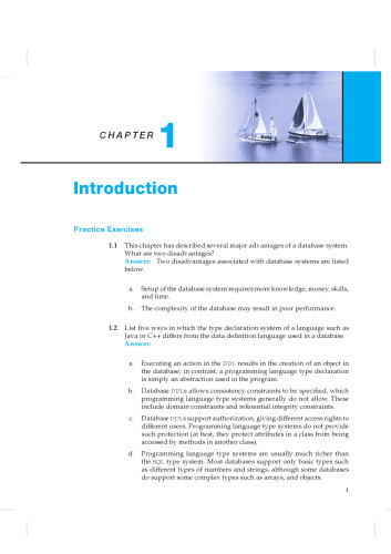Database System Concepts Solutions Manual