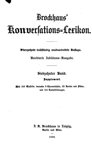 Brockhaus' Konversations-Lexikon