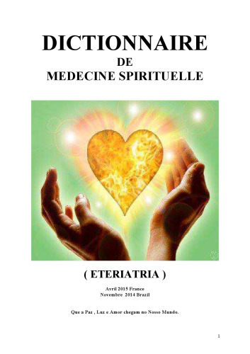 Dictionnaire de médecine spirituelle