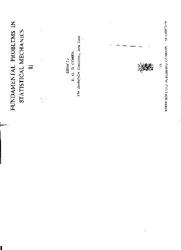 Fundamental problems in statistical mechanics