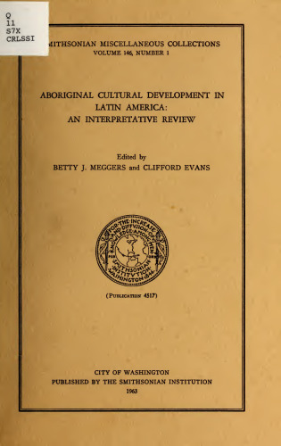 Aboriginal cultural developmente in Latin America : an interpretative review