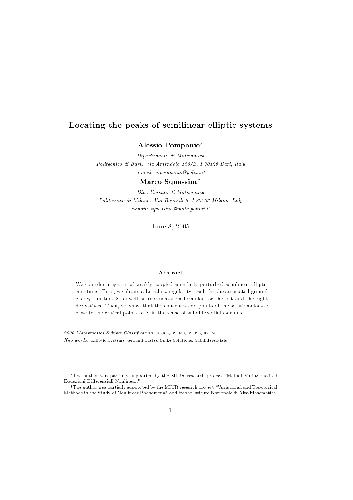 Locating the peaks of semilinear elliptic systems