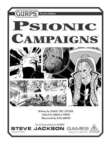 GURPS 4th edition. Psionic Campaigns