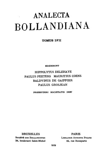 Analecta Bollandiana