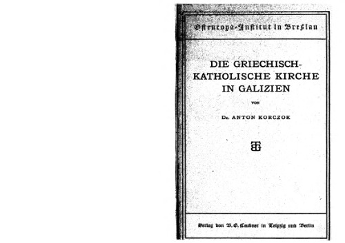 Die griechisch-katholische Kirche in Galizien