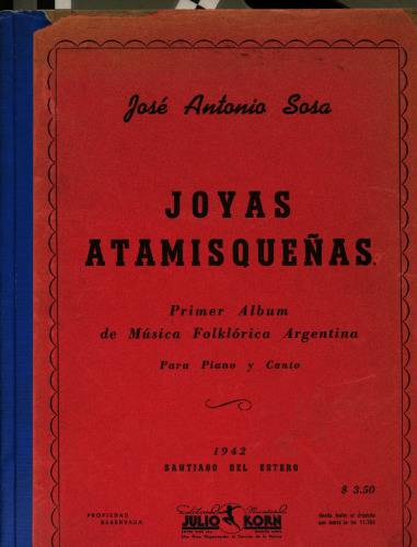 "Joyas Atamisqueñas": primer álbum de música folklórica Argentina para piano y canto