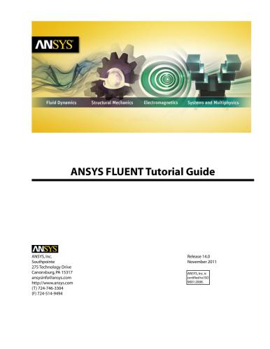 ANSYS FLUENT 14.0 Tutorial Guide