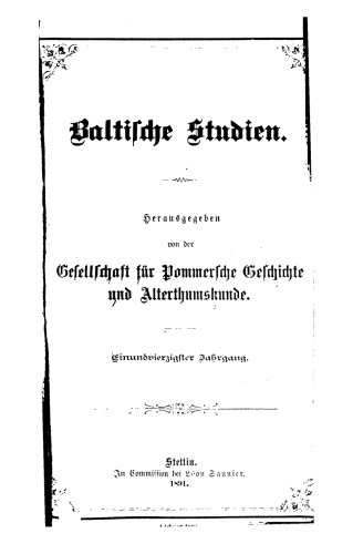 Baltische Studien