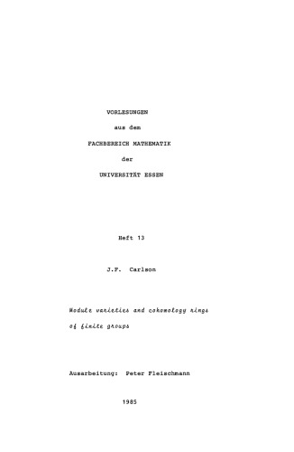 Module varieties and cohomology rings of finite groups