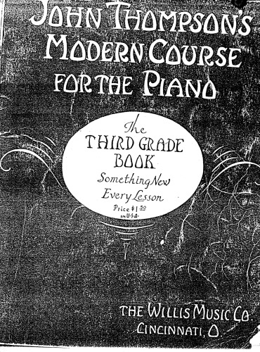 Modern course for piano 3rd grade