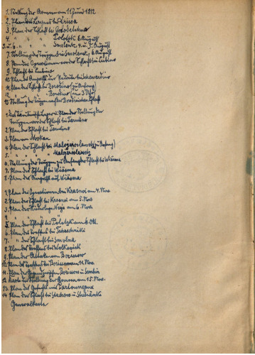 Geschichte des vaterländischen Krieges von 1812 / Karten