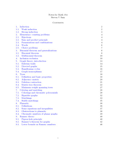 Math 154 (Discrete Mathematics)