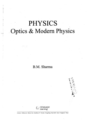 Cengage physics optics and modern physics