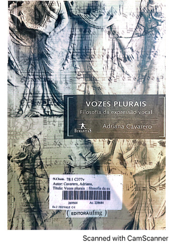 Vozes Plurais Filosofia da Expressão Vocal