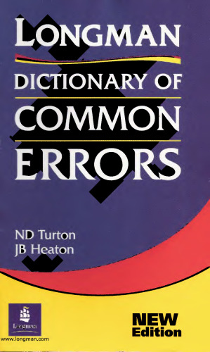 Longman Dictionary Of Common Errors