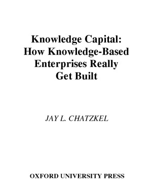 Knowledge Capital How Knowledge-Based Enterprises Really Get Built