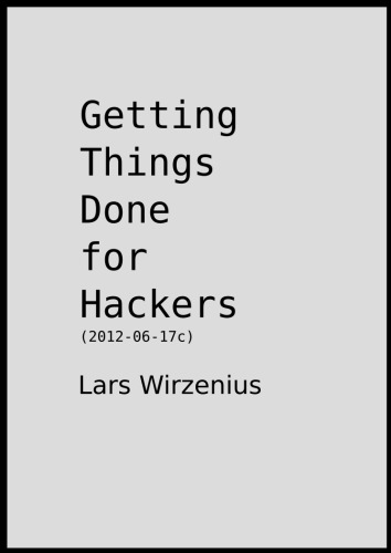 Getting Things Done for Hackers
