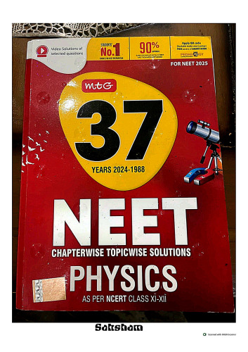 Neet 37 YEARS PHYSICS