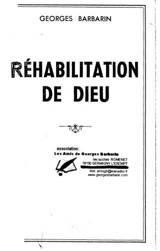 Réhabilitation de Dieu