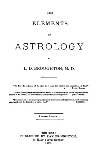 The Elements of Astrology