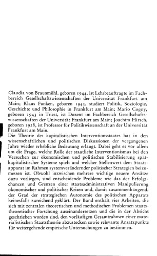 Probleme einer materialistischen Staatstheorie