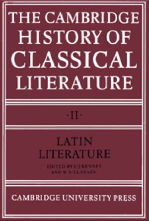 The Cambridge History of Classical Literature Vol. 2 Latin Literature