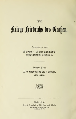 Zorndorf und Hochkirch