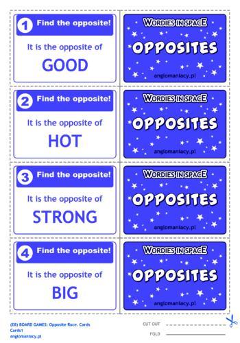 Board Game Opposite race