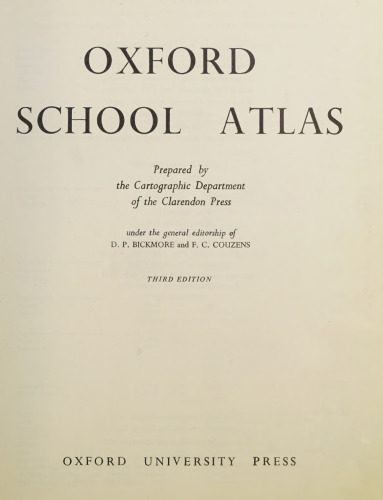Oxford School Atlas
