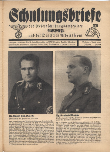 NSDAP Schulungsbrief 1933_02