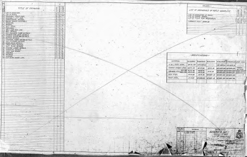 M1918 Browning Automatic Rifle Blueprints